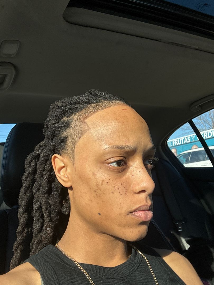 Client of Tyi's, fresh out of the chair